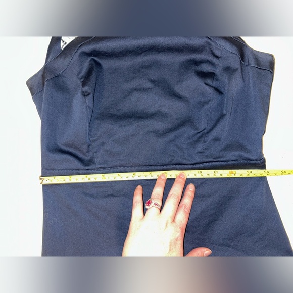 Ann Taylor Navy Blue Professional Pencil Dress - Size 0 - Picture 8 of 8